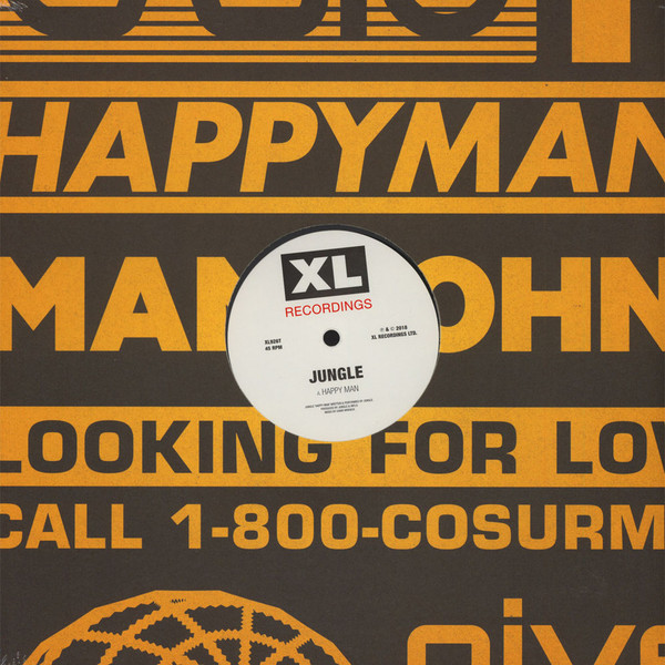 Jungle (12) - Happy Man / House In LA 12", Single