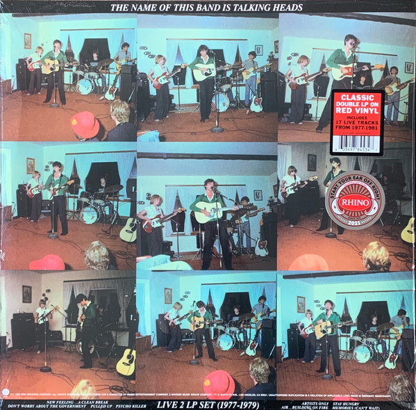 Talking Heads - The Name Of This Band Is Talking Heads 2xLP, Album, Ltd, RE, RP, Red