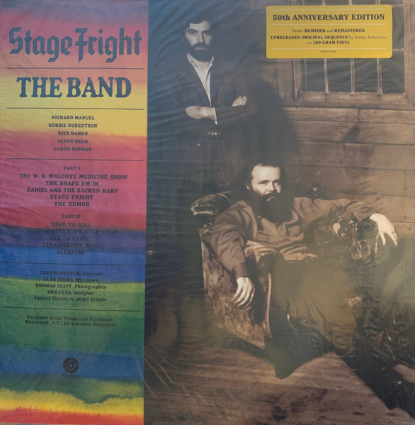 The Band - Stage Fright LP, Album, Ltd, RE, RM, Red
