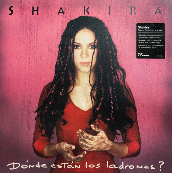 Shakira - Dónde Están Los Ladrones? 2xLP, Album, Club, Ltd, Num, RE, Red