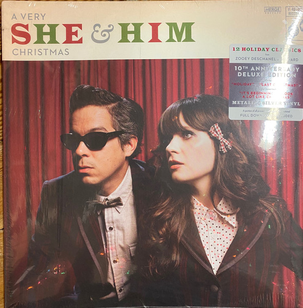 She & Him - A Very She & Him Christmas LP, RE + 7" + Dlx, Ltd, Met