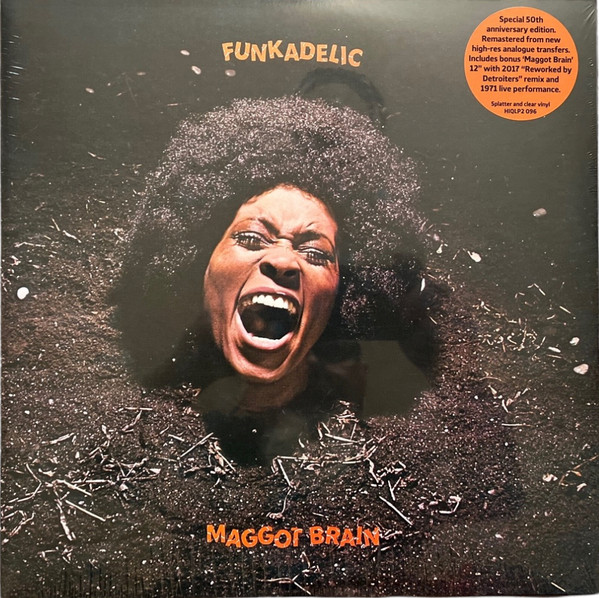 Funkadelic - Maggot Brain LP, Album, RE, RM, Blu + 12", Cle