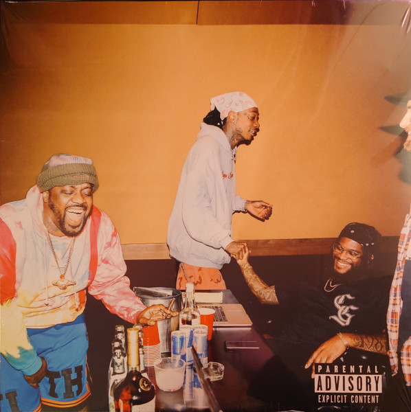 Wiz Khalifa, Big K.R.I.T., Smoke DZA, Girl Talk - Full Court Press LP, Album, Ltd, Pin