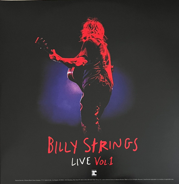 Billy Strings - Live Vol. 1 2xLP, Album, Ltd, Red