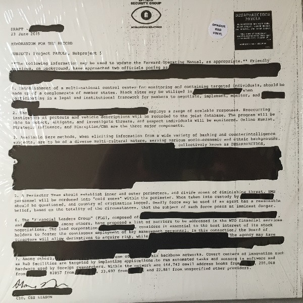 Desaparecidos - Payola LP, Album, Dlx, Red